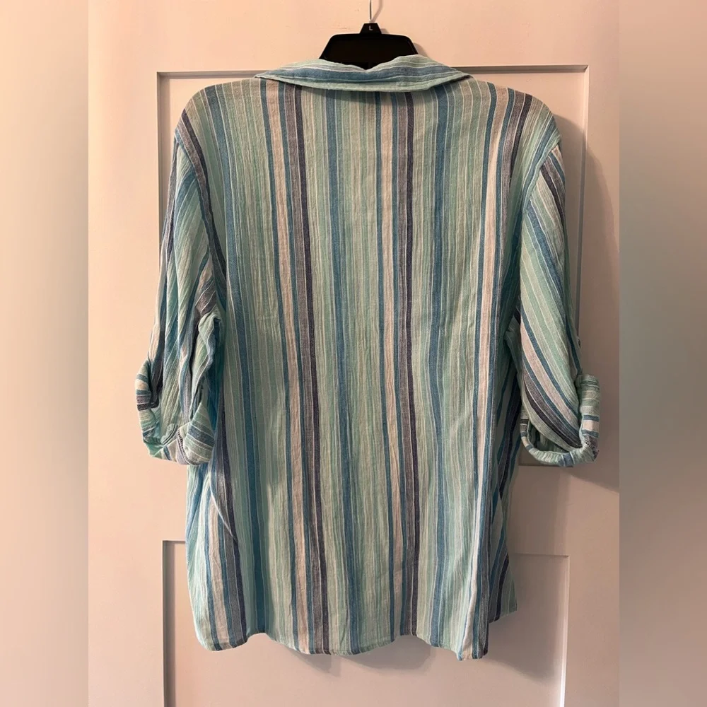 Erica Striped Button Down - Picture 3 of 5